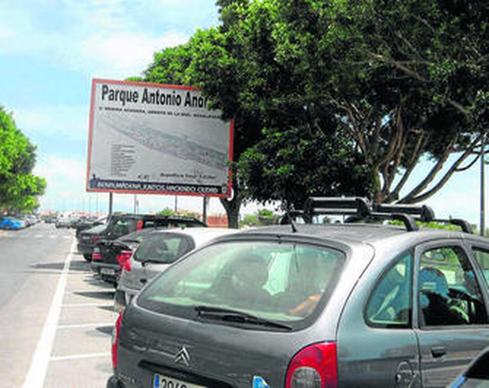 El parque Antonio Andrade de Arroyo de la Miel lleva cinco años bloqueado.