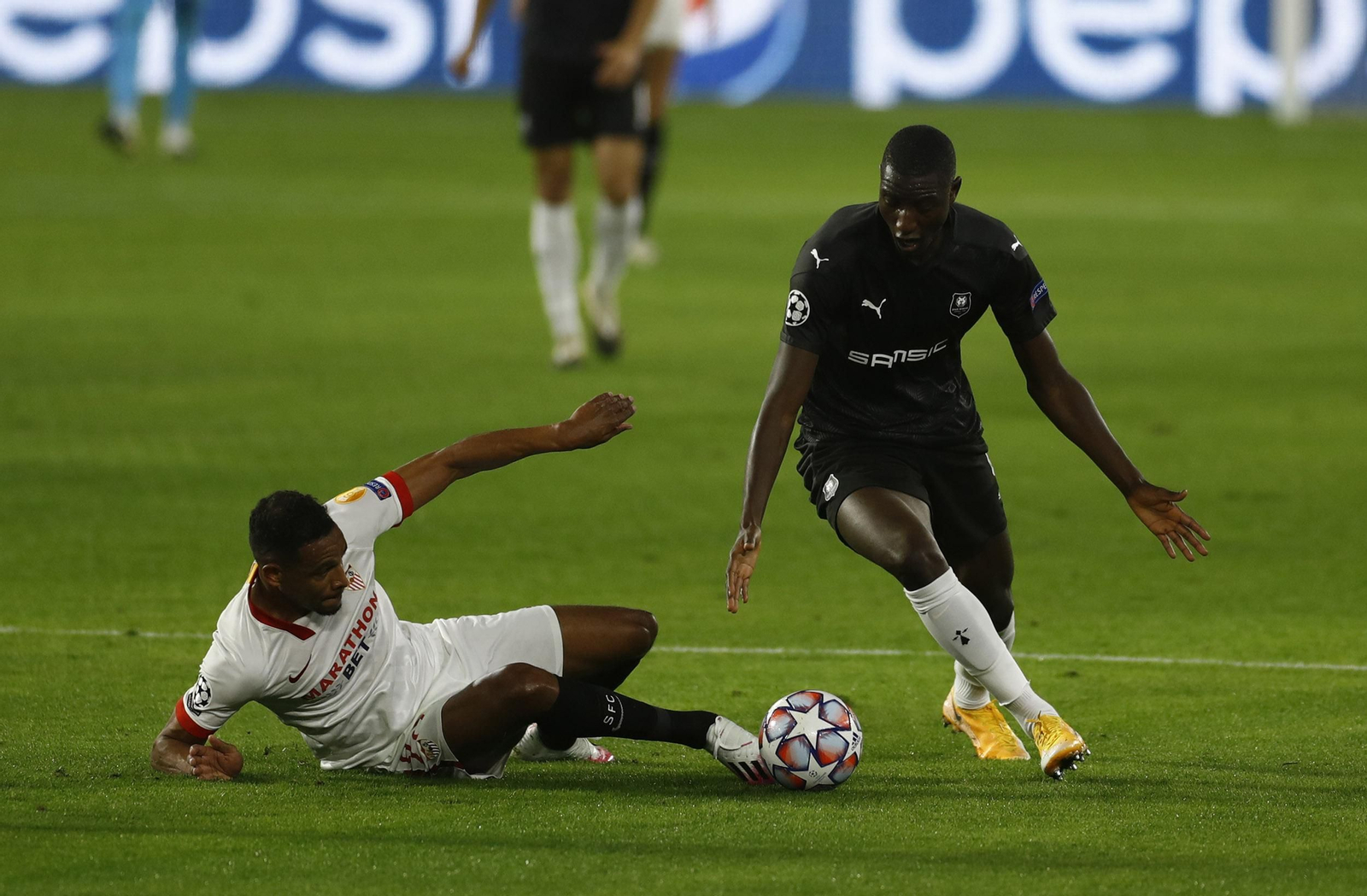 Las imágenes del Sevilla-Rennes