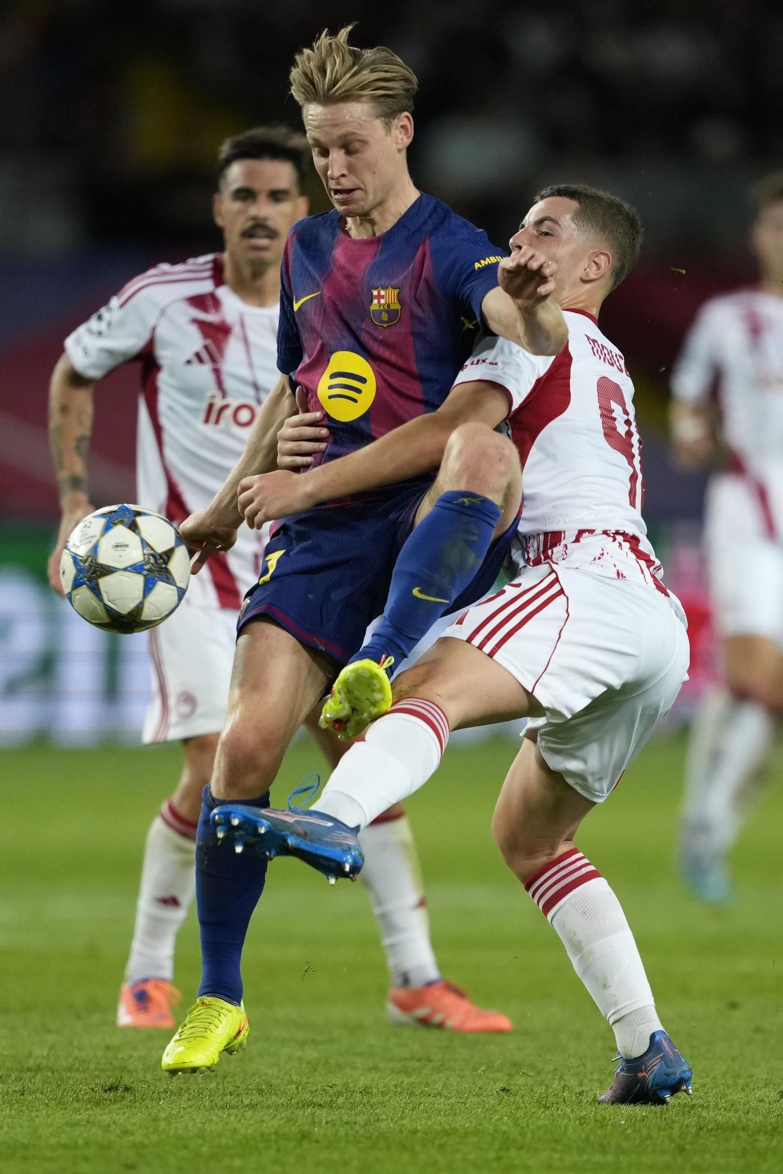 Las fotos del Barcelona-Olympiacos