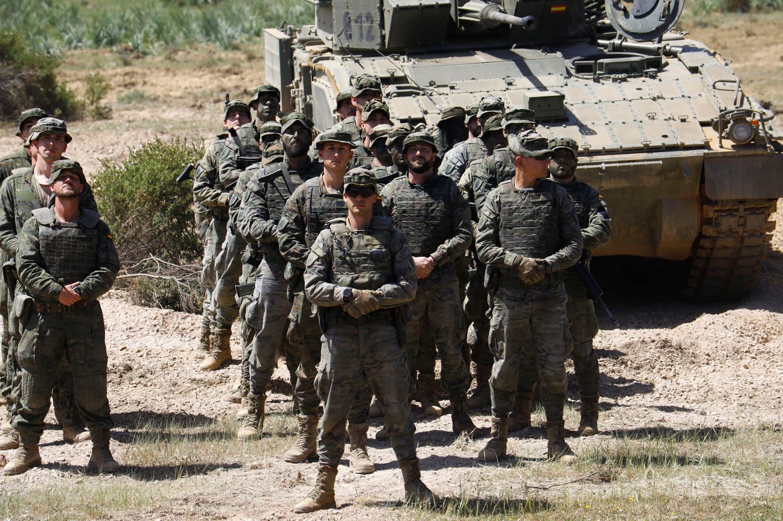 El combate en zona urbanizada en Cerro Muriano, en imágenes