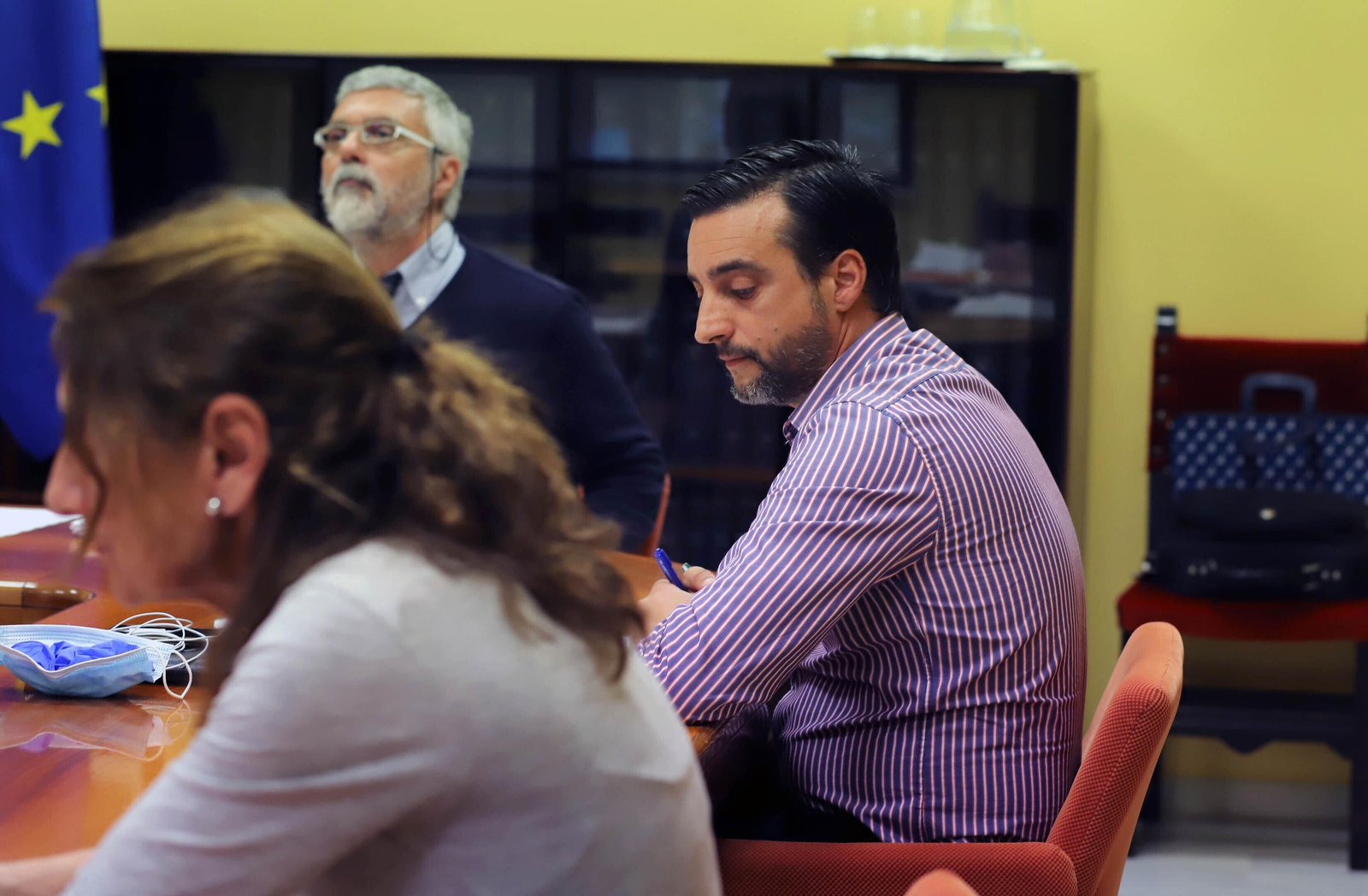 El edil de Urbanismo, José Antonio Díaz, durante un pleno.