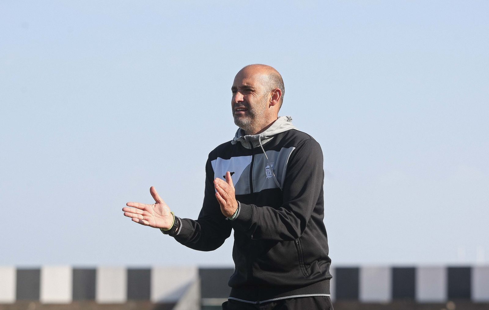 Alberto Monteagudo, durante un partido con la Balona.
