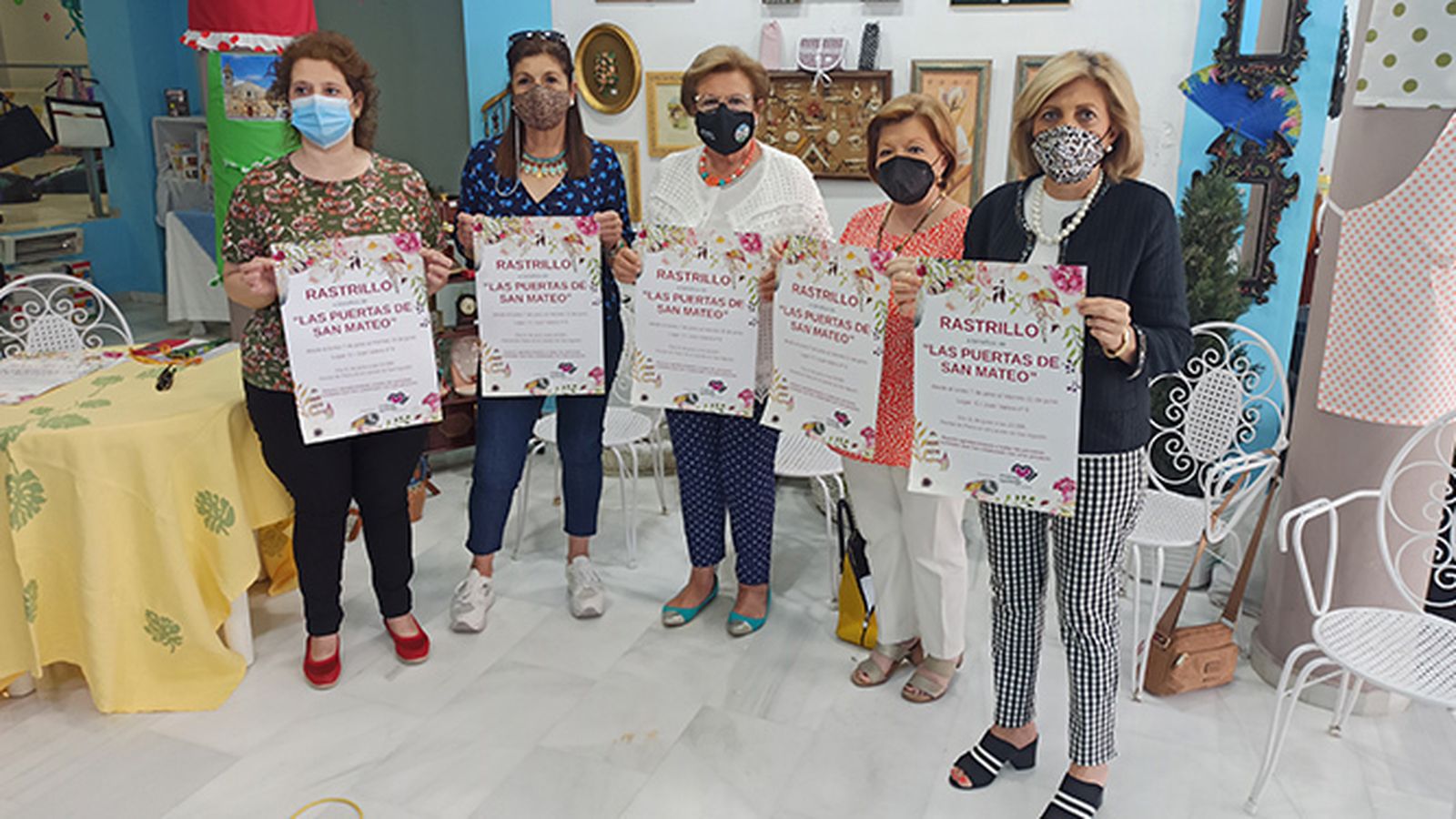 Presentación del rastrillo benéfico de Mujeres en Igualdad.