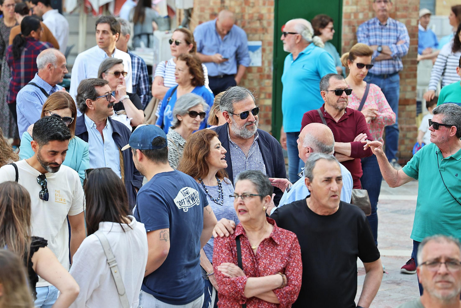 Imágenes de la concentración por las infraestructuras para Huelva