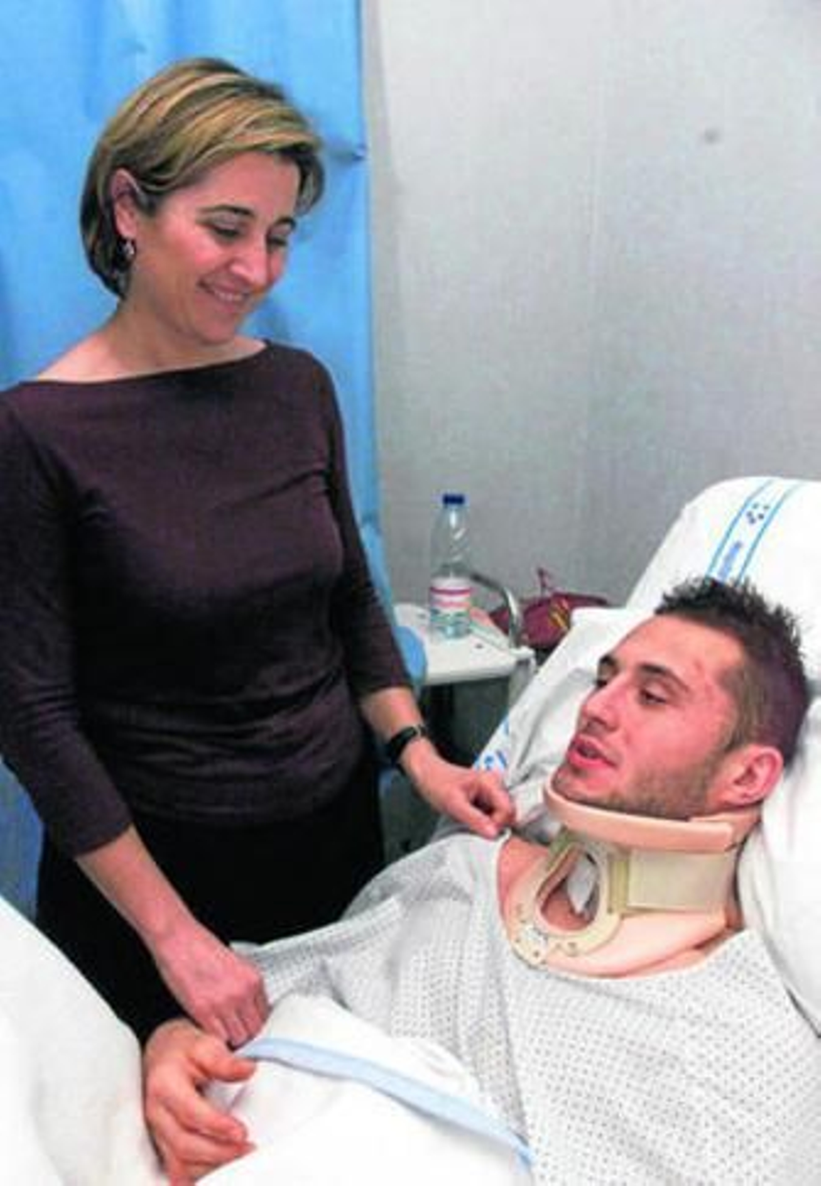 El judoca Sergio Domenech sufrió una grave lesion en dos vertebras.