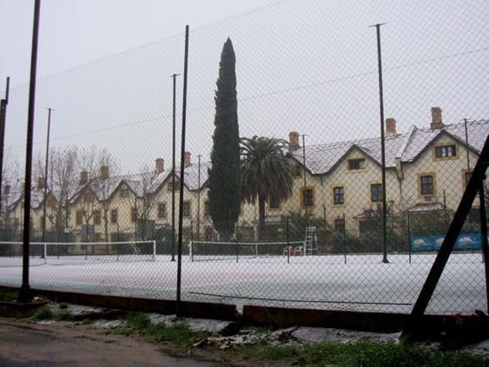 Nevada en Minas de Riotinto (Huelva).

Foto: Joly Digital
