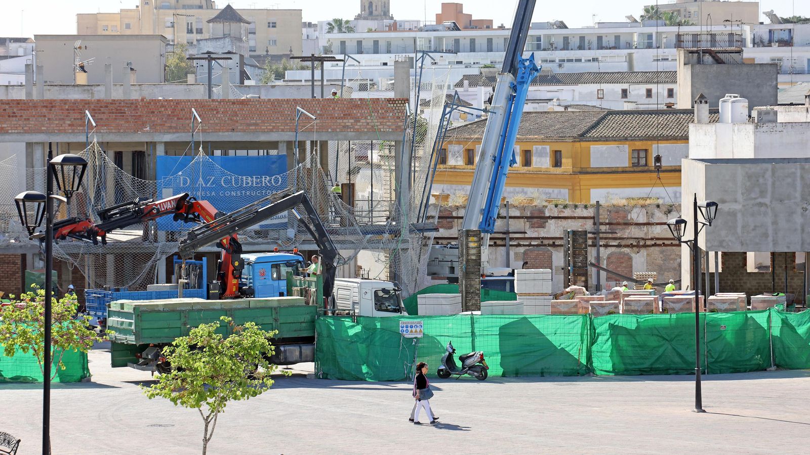 Obras en el Museo del Flamenco. Obras en el Museo del Flamenco.