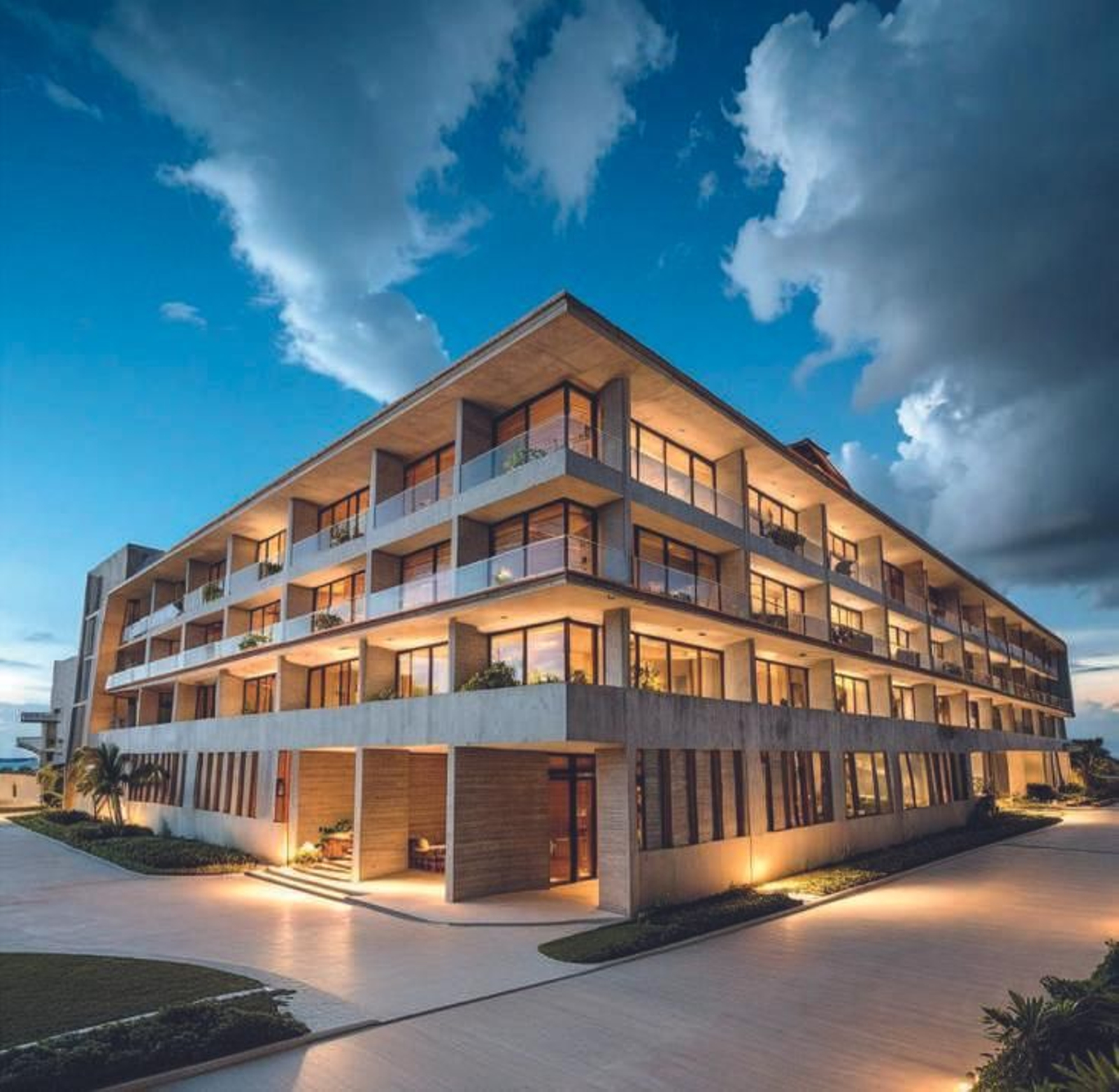 Proyecto de hotel de cinco estrellas previsto en la zona portuaria.