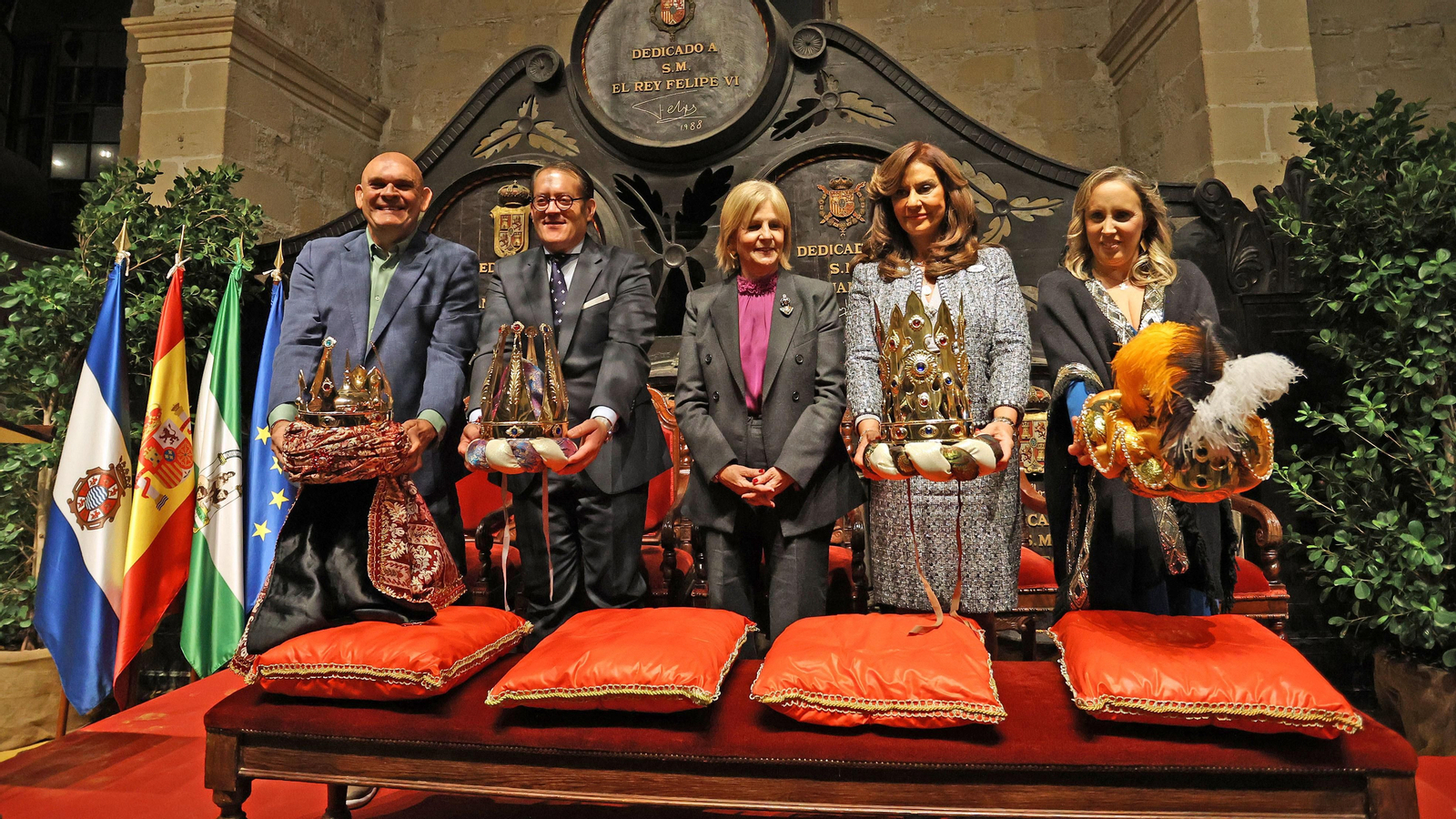 Presentación de los Reyes Magos 2024 de Jerez en Bodegas González Byass