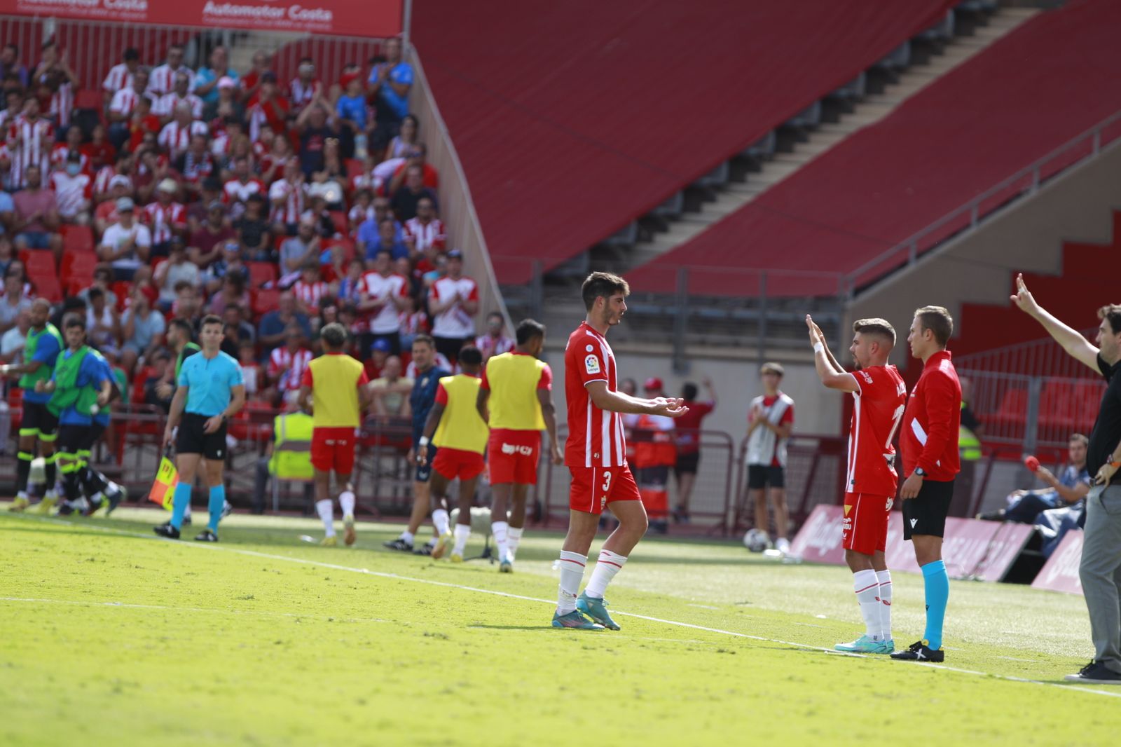 Imágenes de la U.D. Almería-Rayo Vallecano