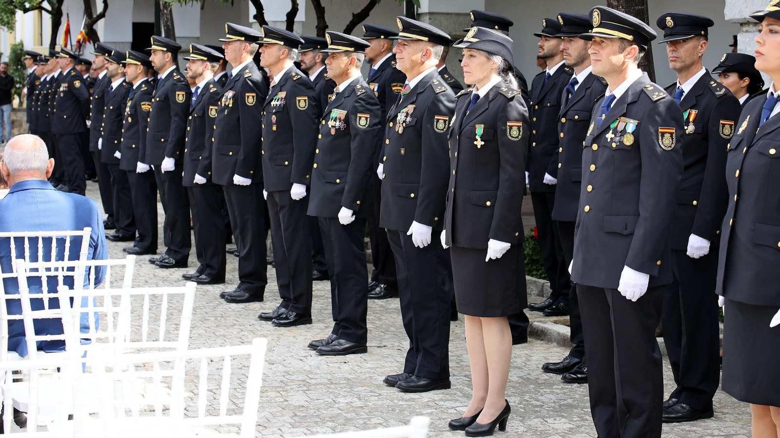 Imágenes del Día de la Policía Nacional en las Bodegas Fundador de Jerez