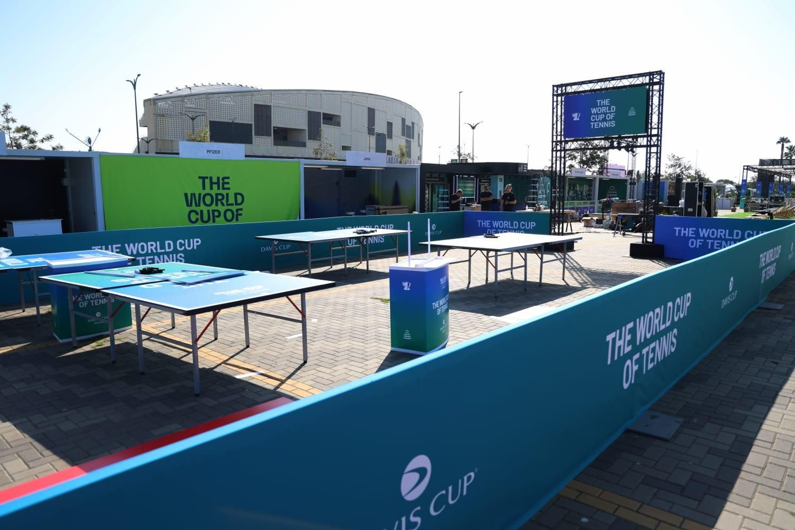 Así es la espectacular ciudad del tenis construida para la Copa Davis y la Billie Jean King Cup