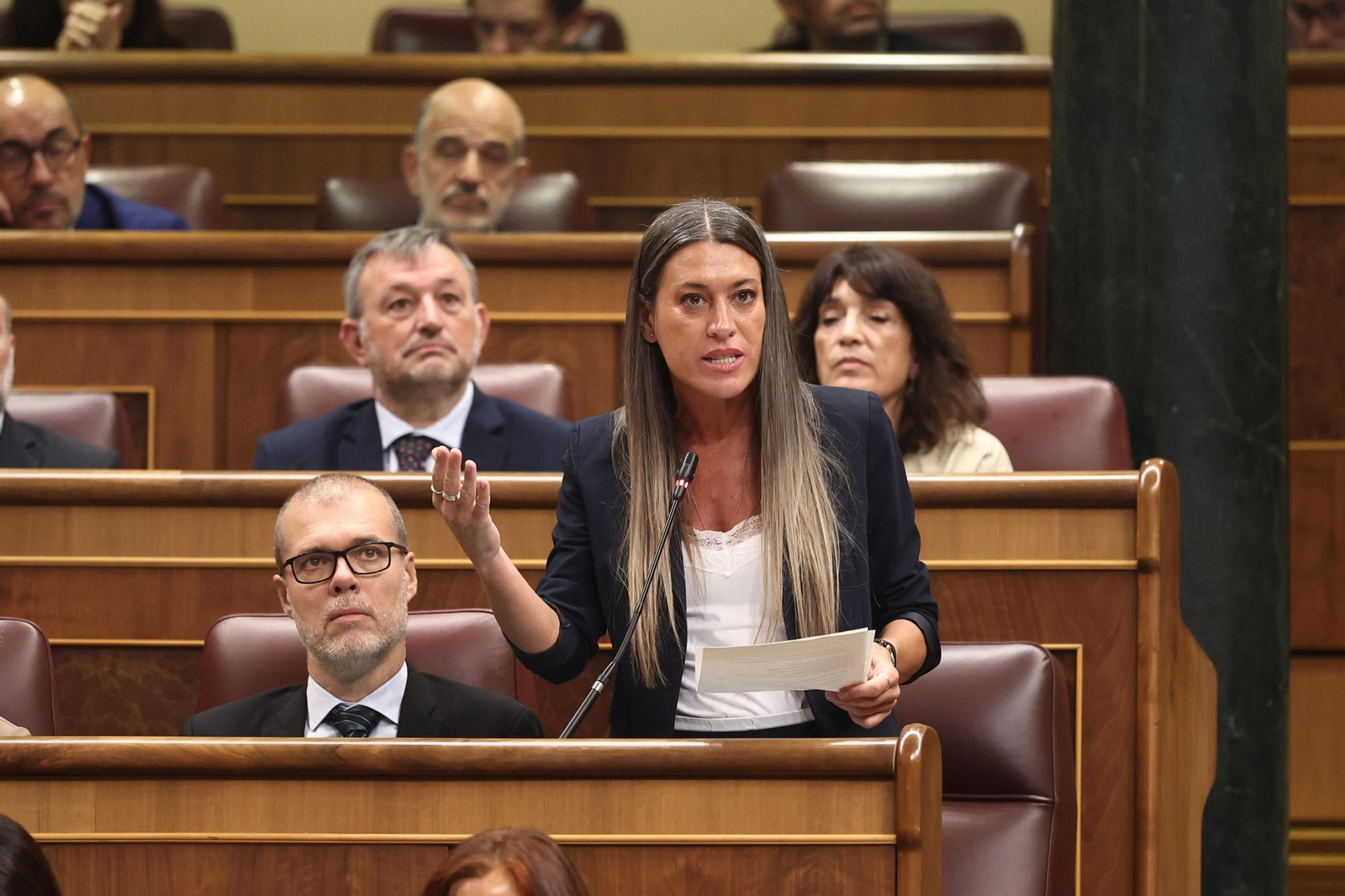 La portavoz de Junts en el Congreso, Miriam Nogueras.