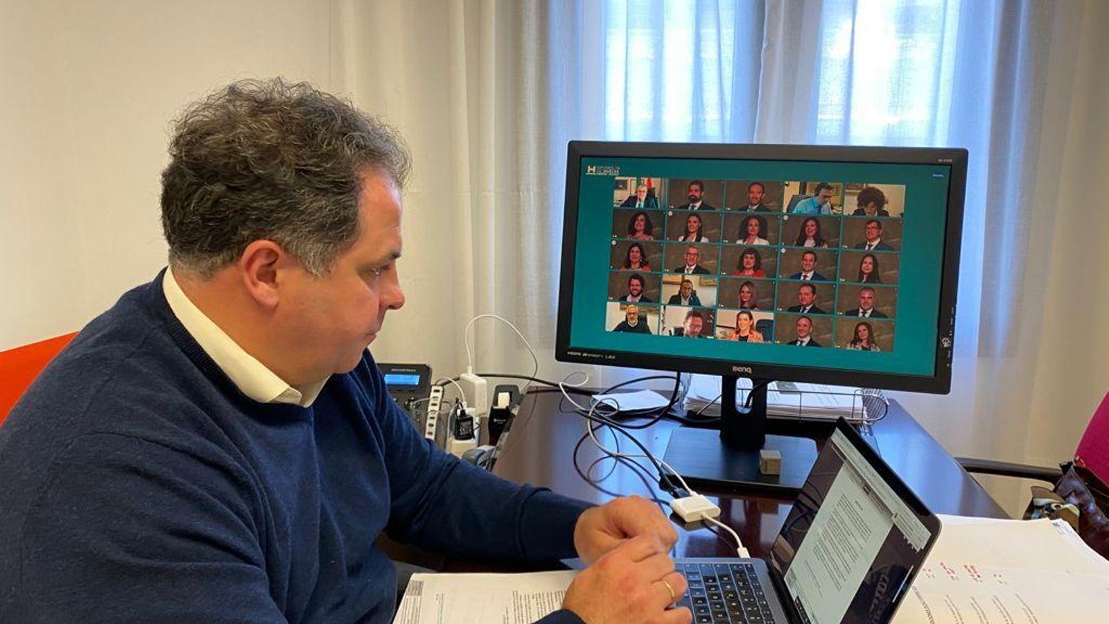 Juan Carlos Duarte, portavoz del PP en la Diputación Provincial.