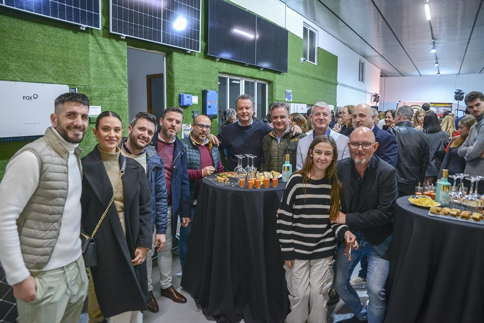 Inauguración de las instalaciones de la empresa Caorza Energy.