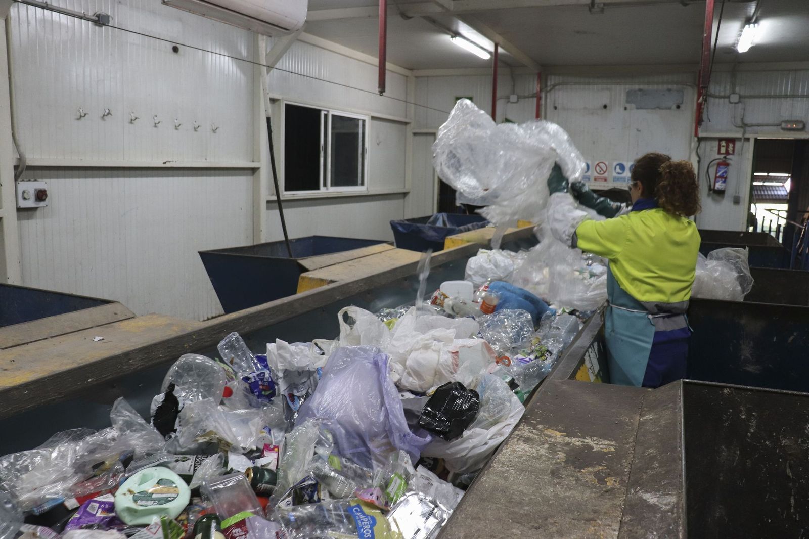 Planta de reciclaje de residuos en Málaga.