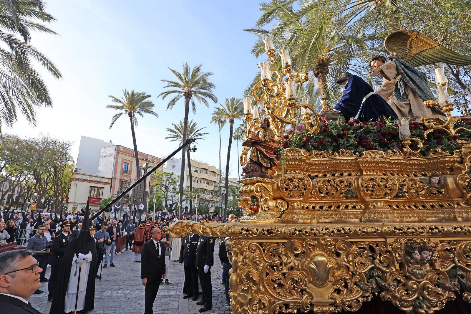 Imágenes de la Hermandad de la Oración en el Huerto del Jueves Santo de Jerez 2025
