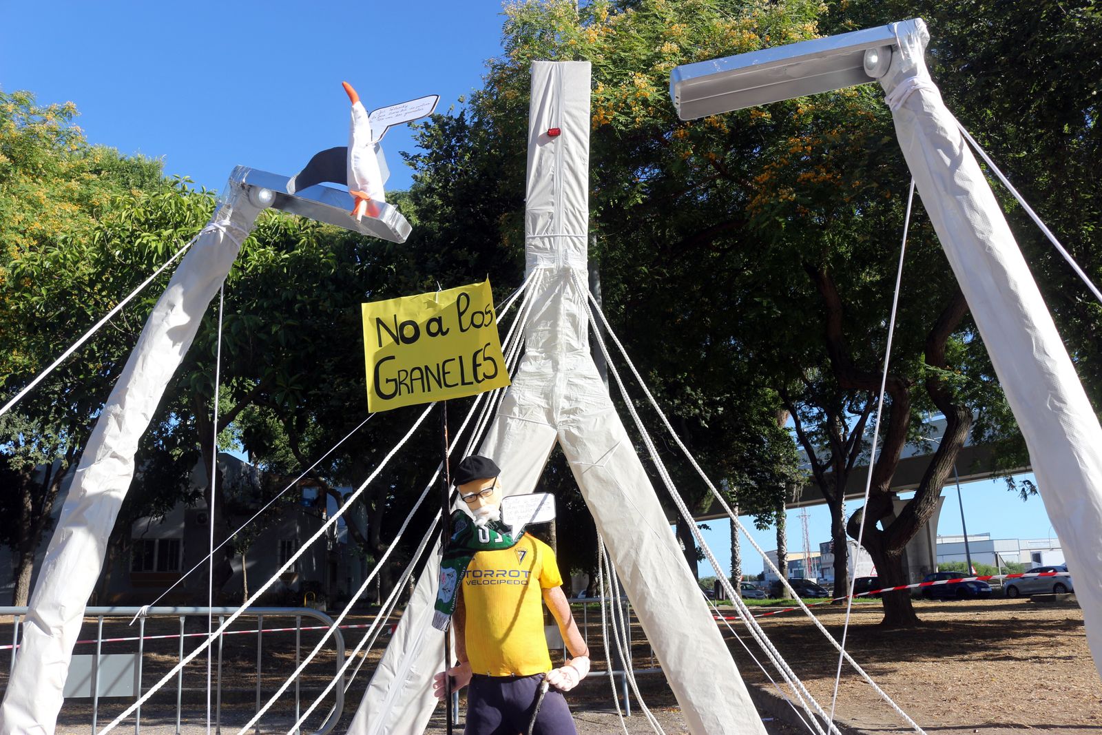 Uno de los Juanillos de la Asociación de Pensionistas y Jubilados del Río San Pedro