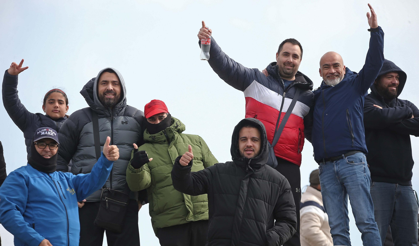Fotos de la afición durante el Algeciras - Ceuta en el Nuevo Mirador