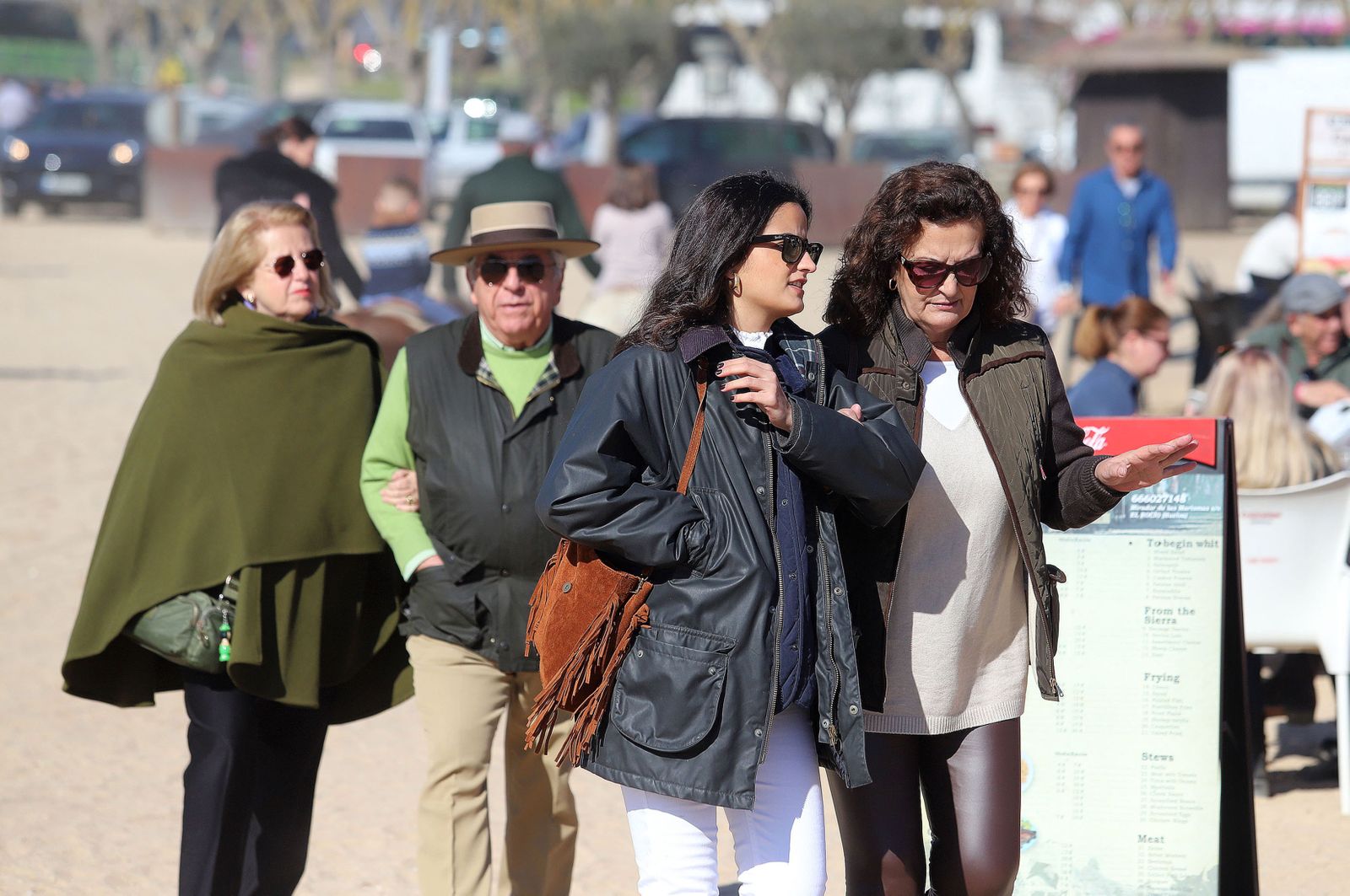 Imágenes del ambiente previo a la celebración de la Candelaria en El Rocío