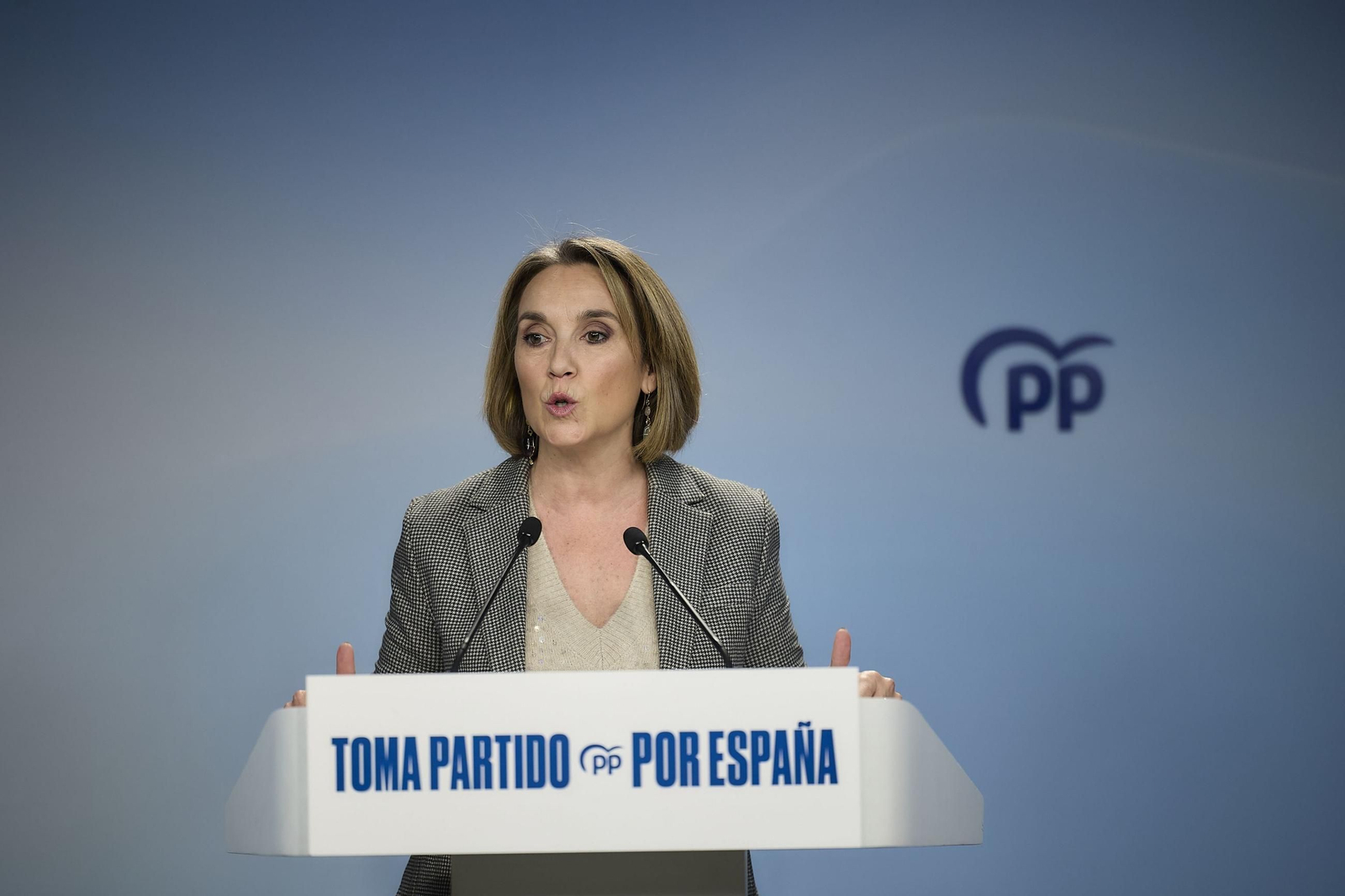 La vicesecretaria de Regeneración del Partido Popular, Cuca Gamarra.