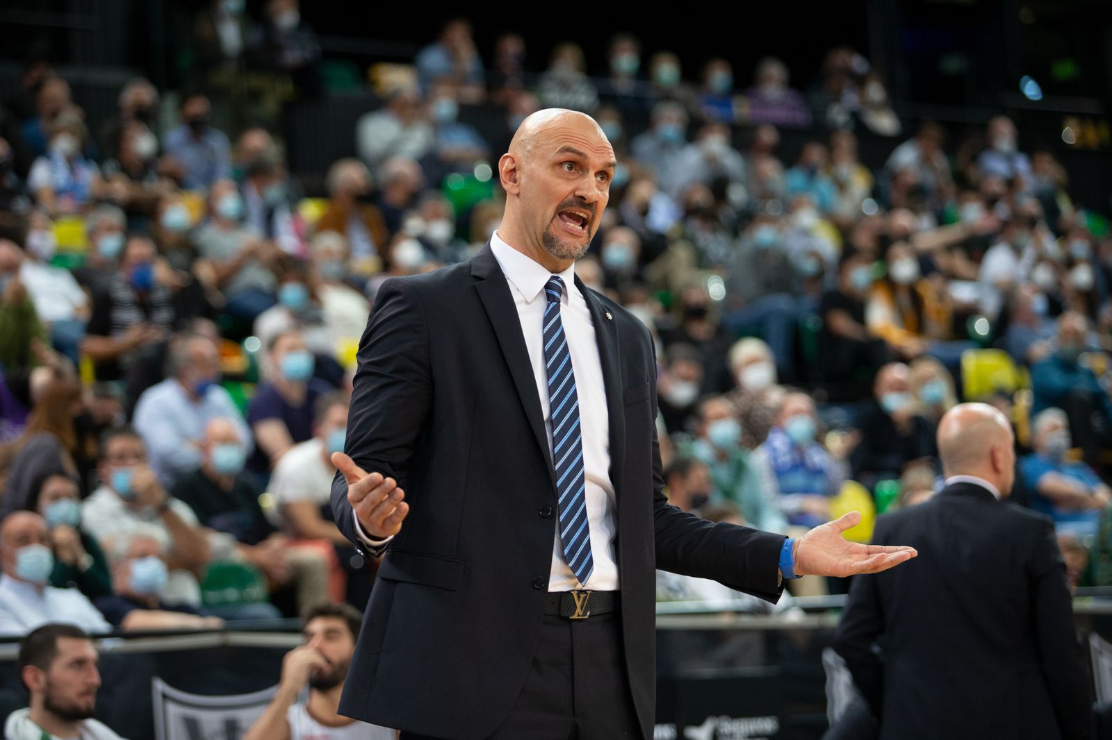 Zan Tabak, en un partido de esta temporada.