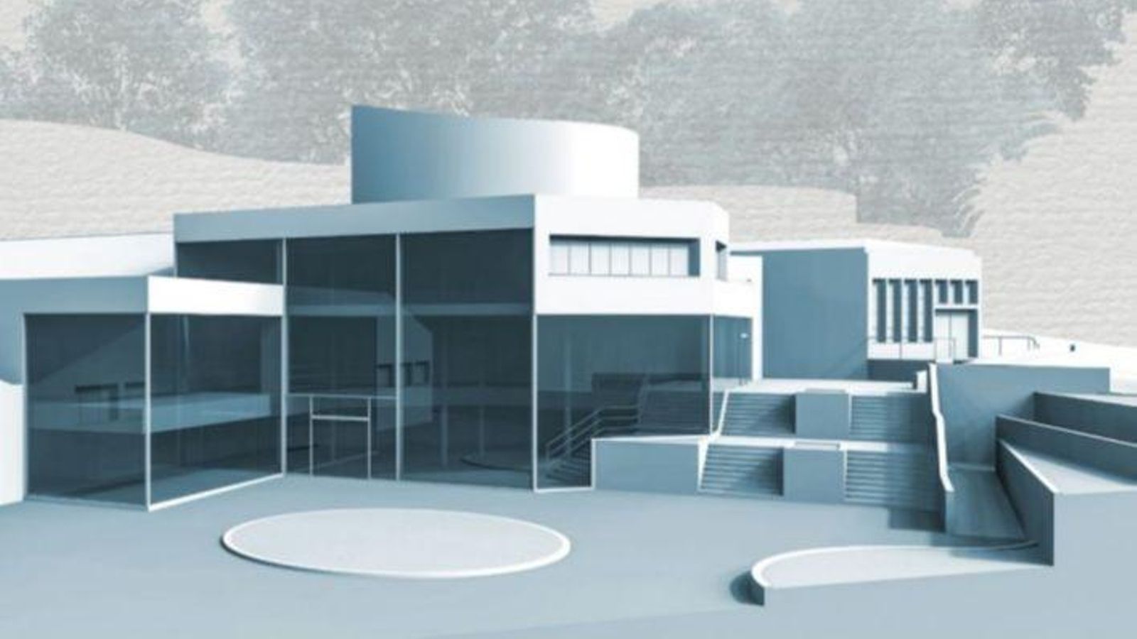 Propuesta de nuevo acceso principal visto desde la rotonda de acceso a la barriada de San Juan de Dios.