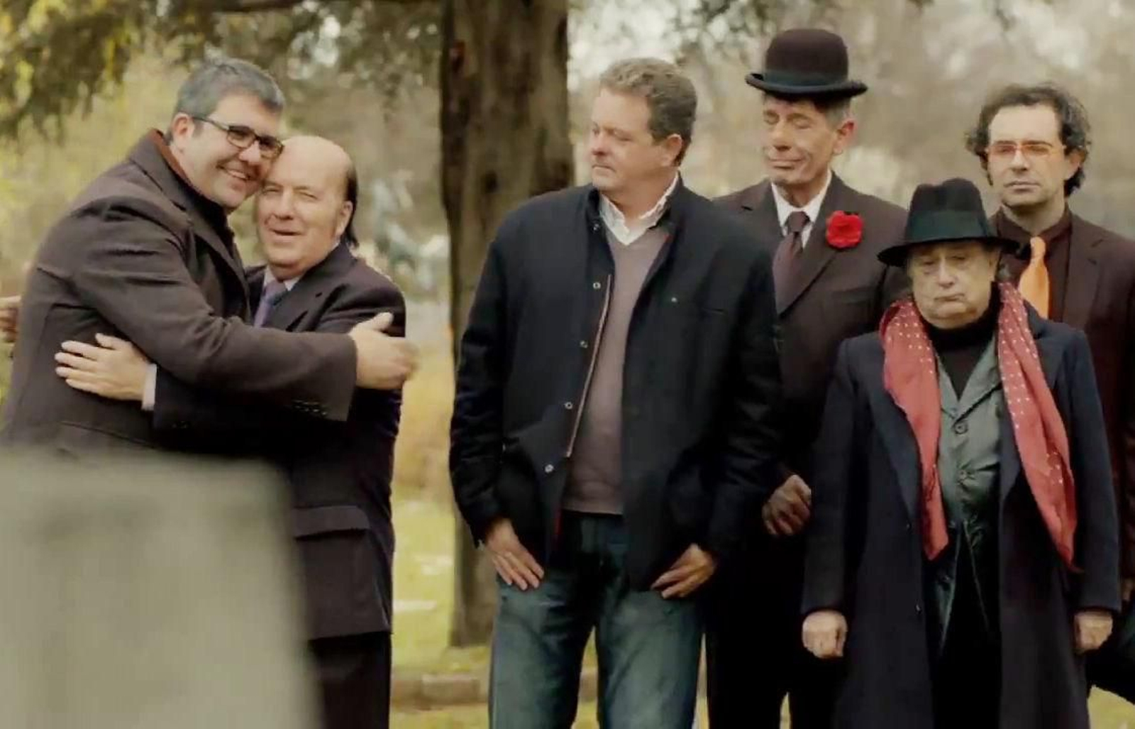 Imagen de spot navideño dedicado a Gila en el participó Chiquito