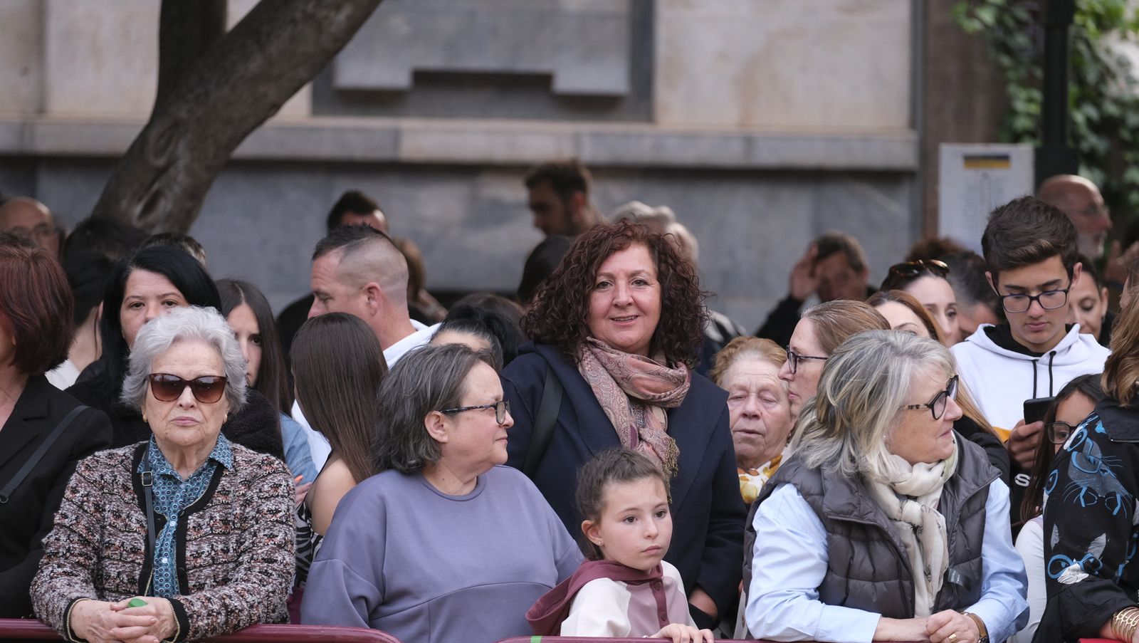 La procesión del Encuentro por las calles de Almería, en imágenes