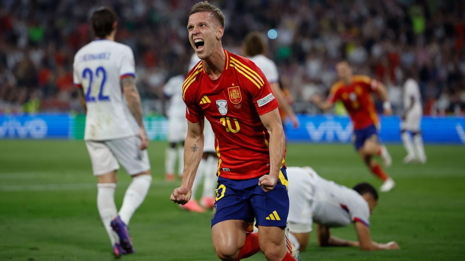 Las mejores imágenes del España - Francia