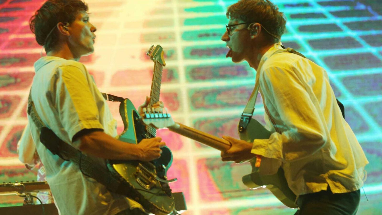 Glass Animal en concierto. Glass Animal en concierto.