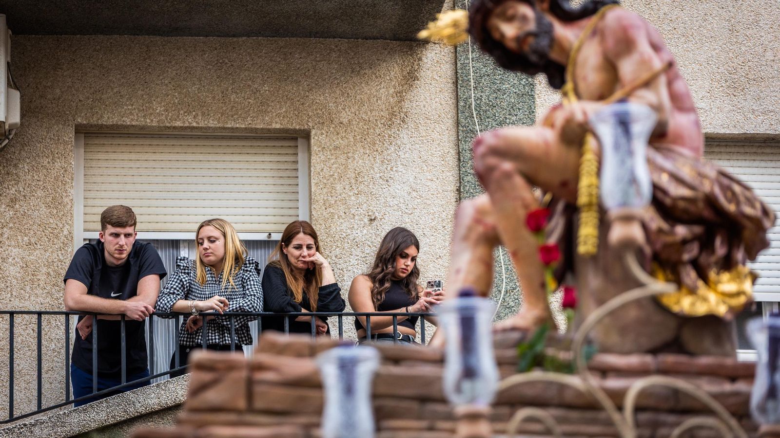 Las imágenes de la Coronación de Espinas en el Sábado de Pasión de la Semana Santa de San Fernando