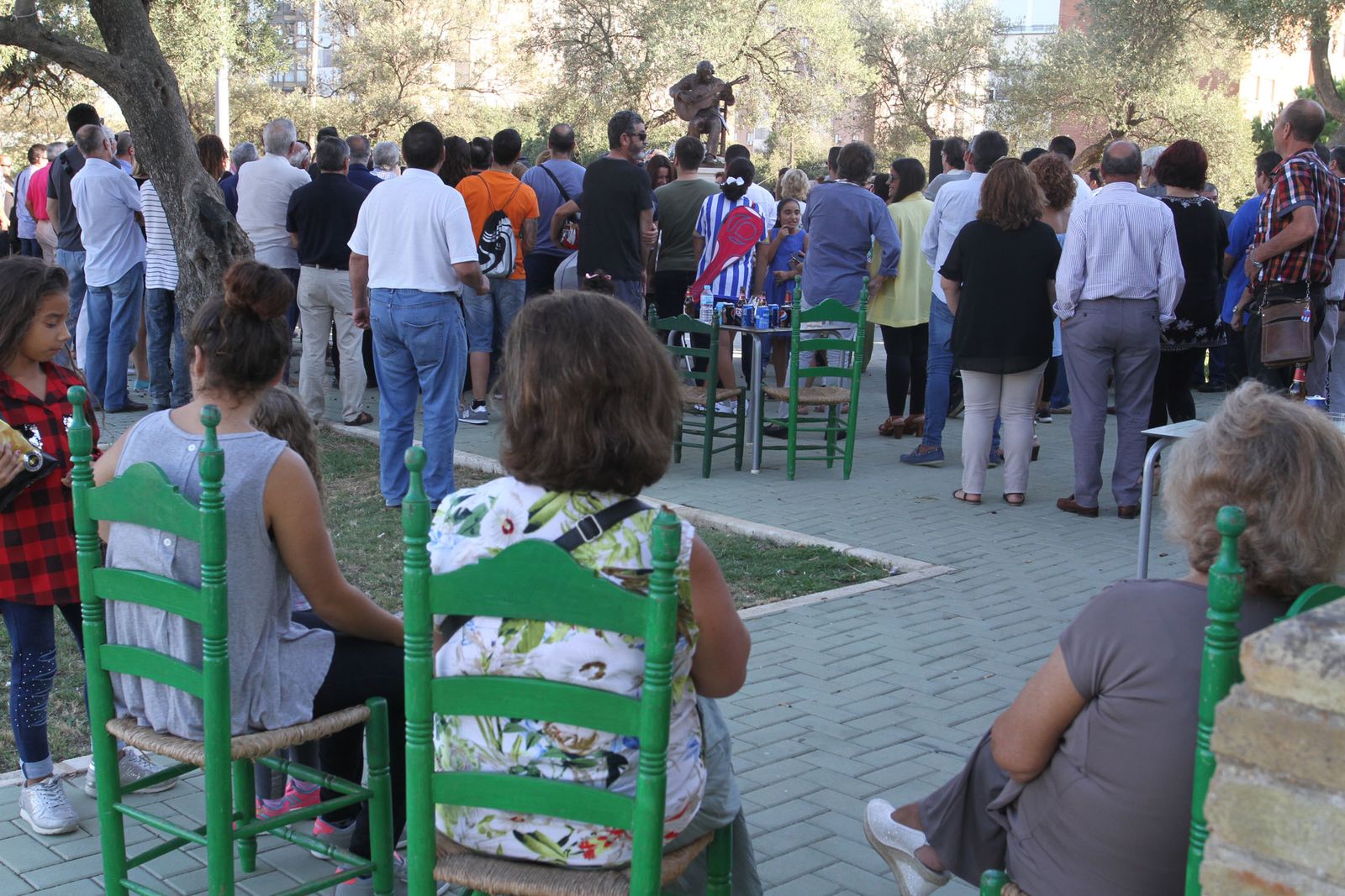 Inaguración del monumento al Niño Miguel.