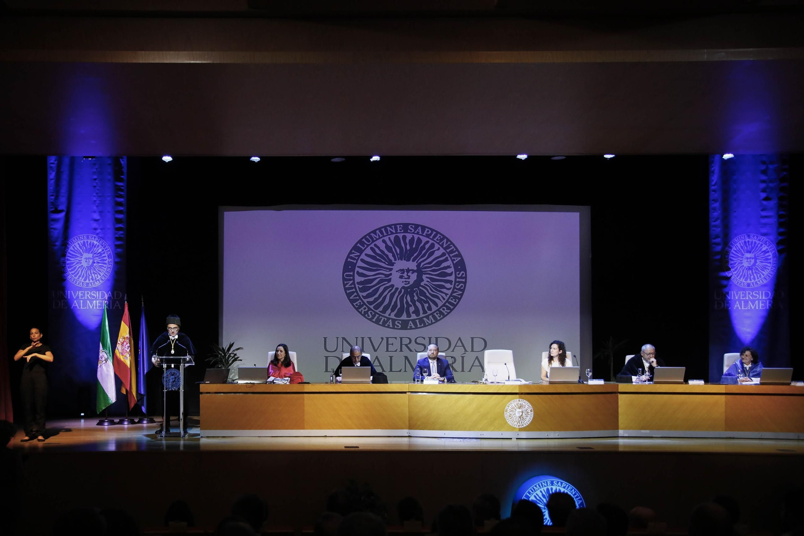 Las mejores imágenes de inauguración en el curso académico 2024-2025 de la Universidad de Almería