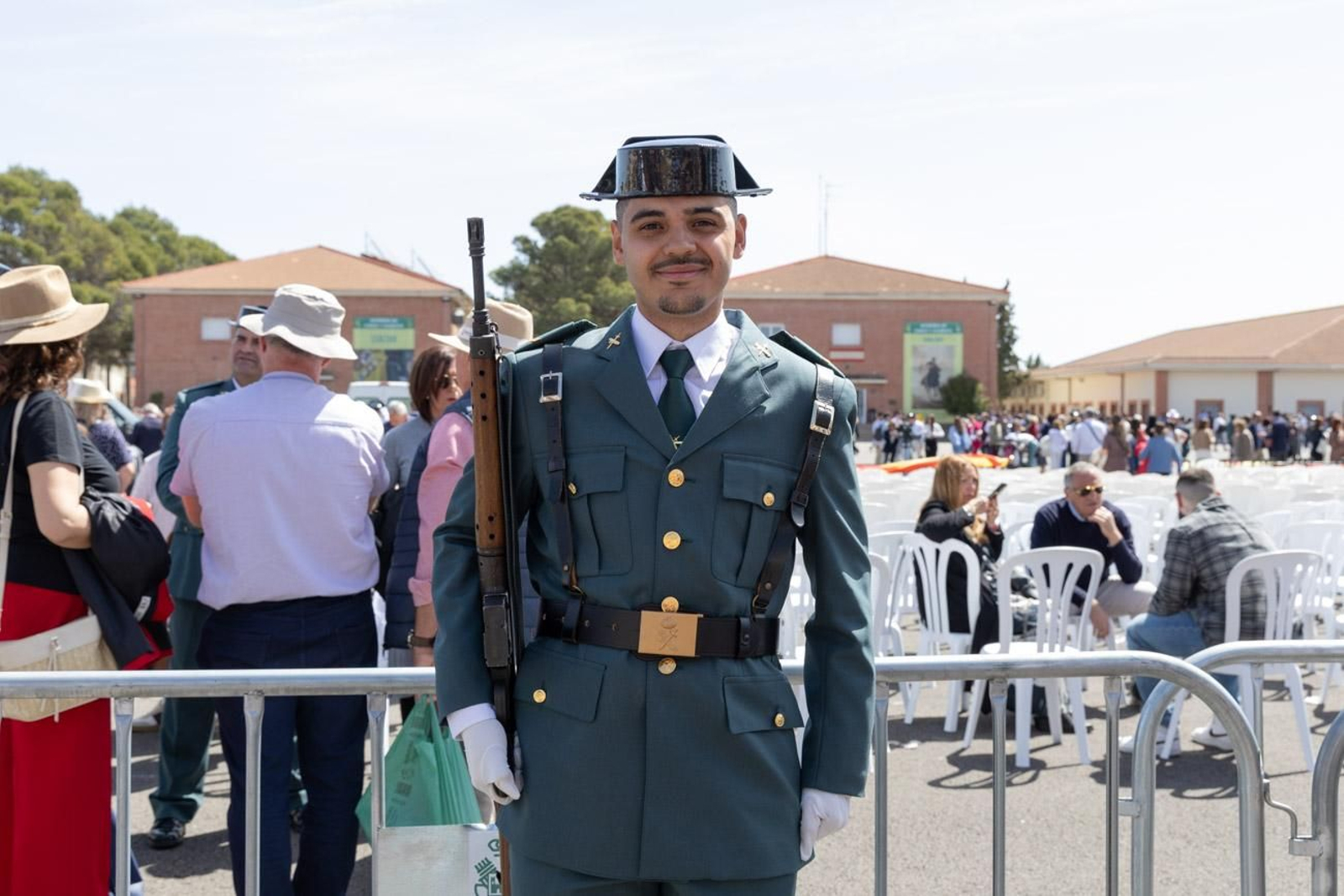 Jura de bandera de la 130ª promoción de guardias civiles de la Academia de Baeza