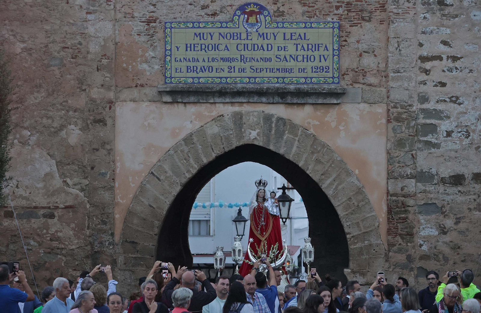Fotos del regreso de la Virgen de la Luz a su santuario en Tarifa