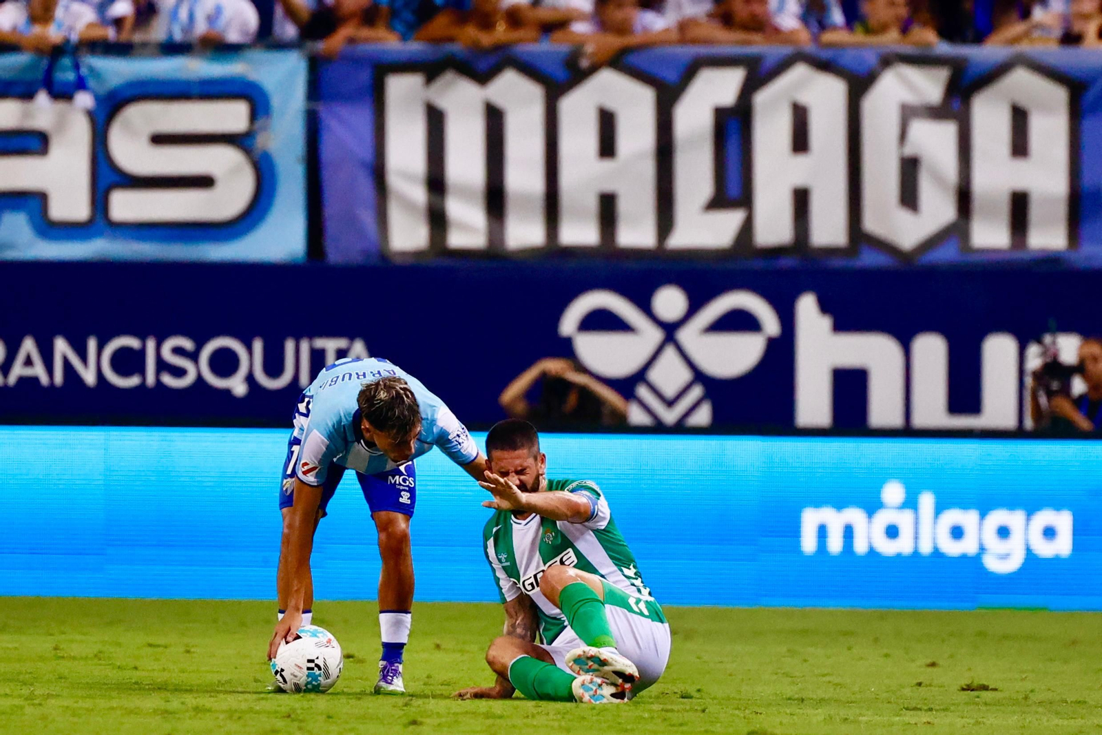 La secuencia de la lesión de Isco tras la entrada de Larrubia