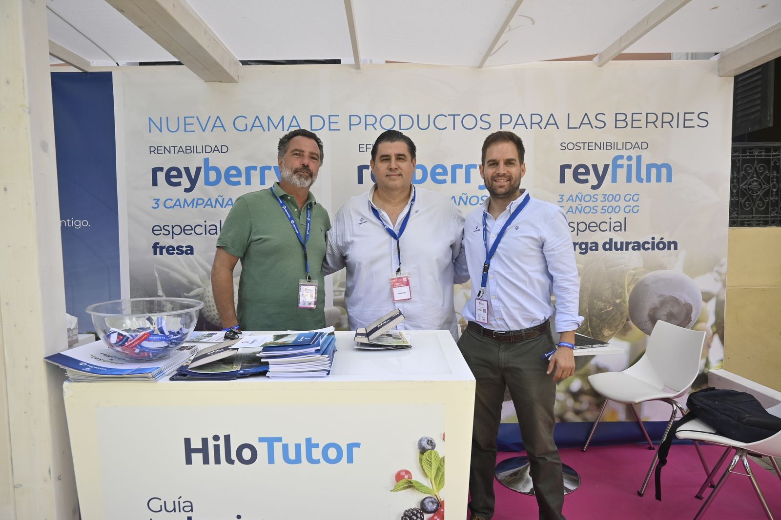 Los Stands participantes en el 8º Congreso Internacional de Frutos Rojos en Huelva