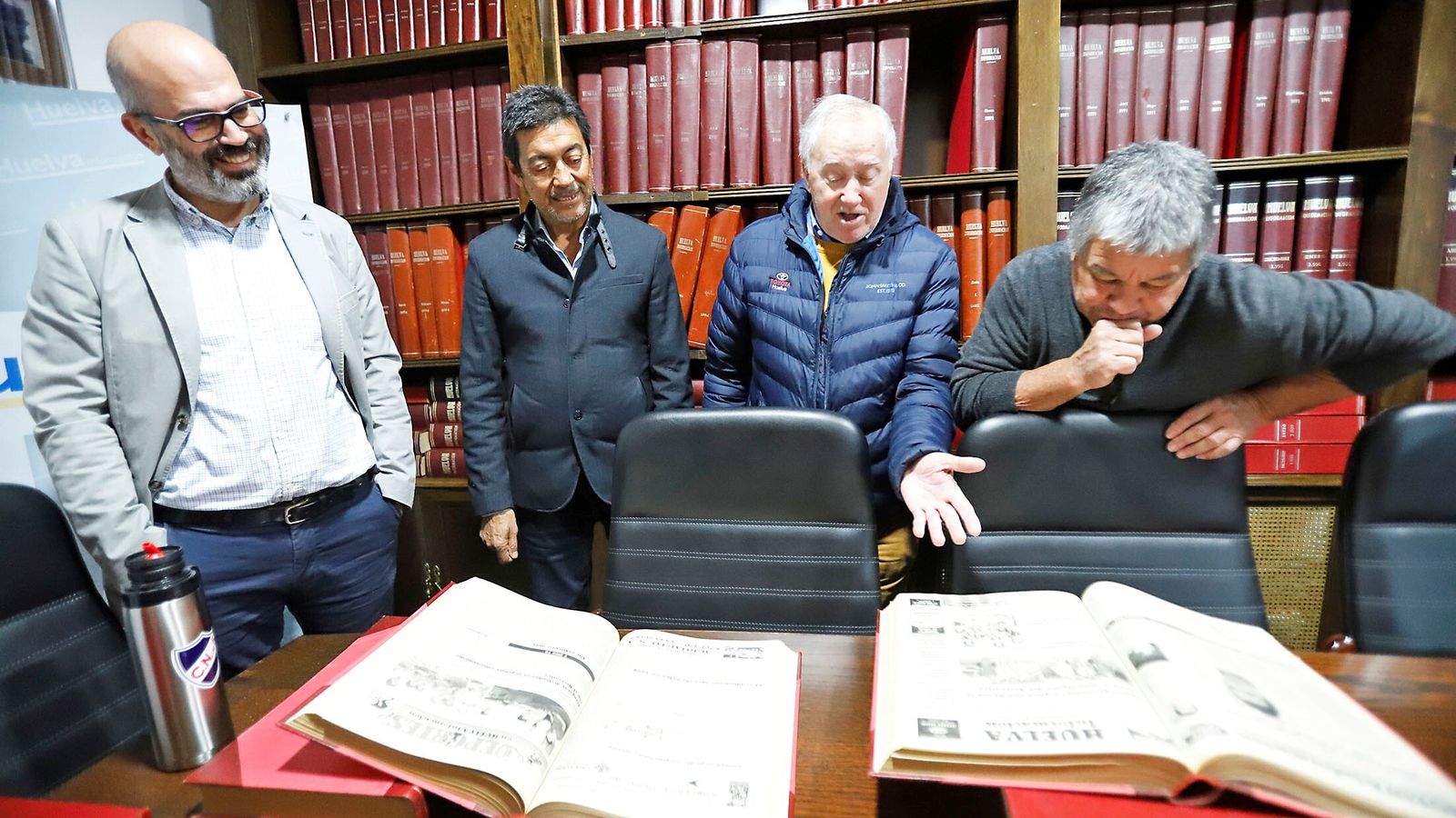 Luzardo y Alzugaray se reencuentran con sus recuerdos de cuando jugaban en el Recre.