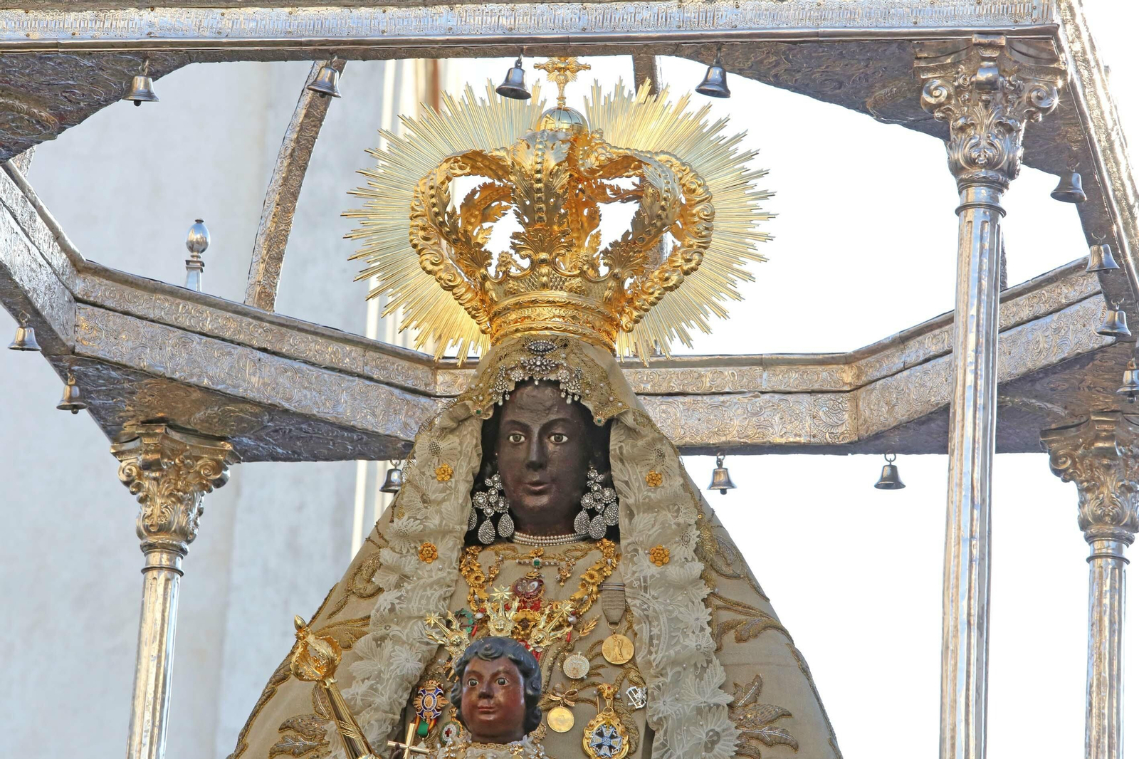 Imágenes de la salida procesional de la patrona de Jerez,La Virgen de la Merced