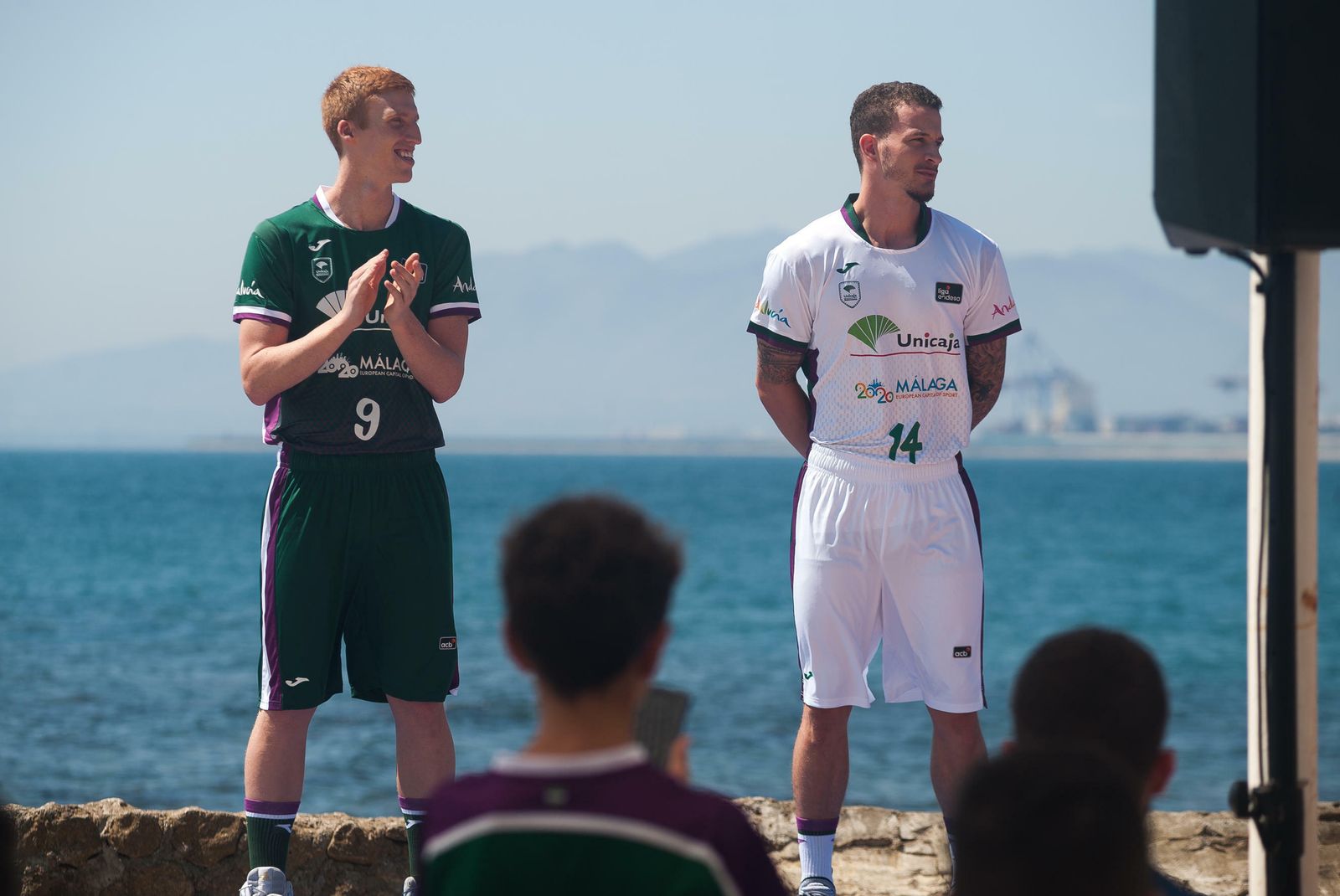 Las camisetas del Unicaja nuevas, en fotos
