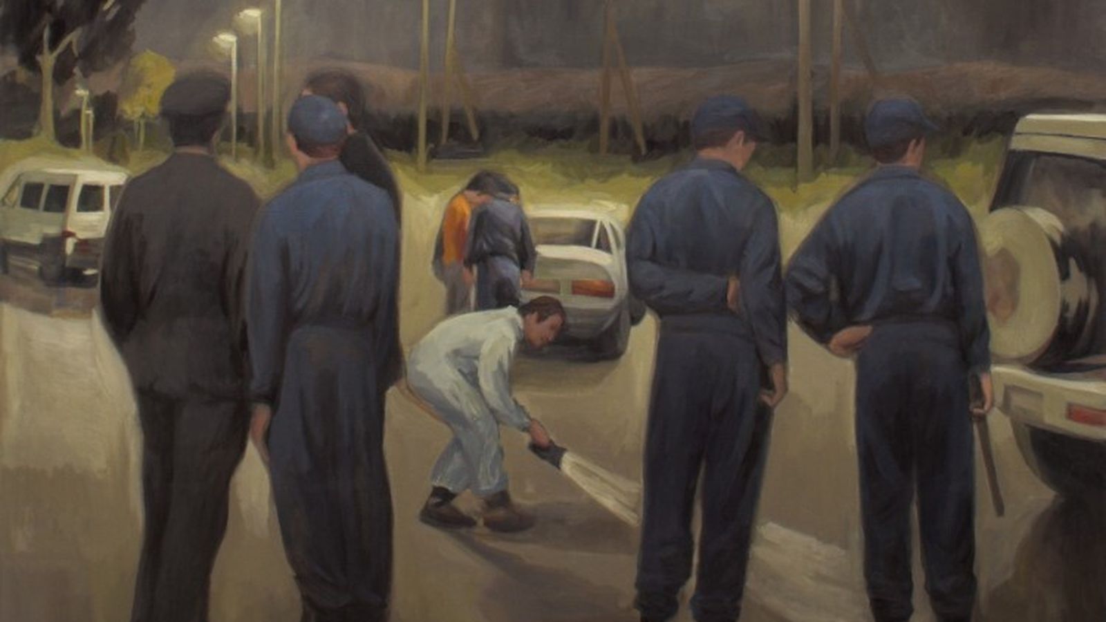 'La Ronda de Noche', 2008, óleo sobre lienzo de Salomé del Campo.