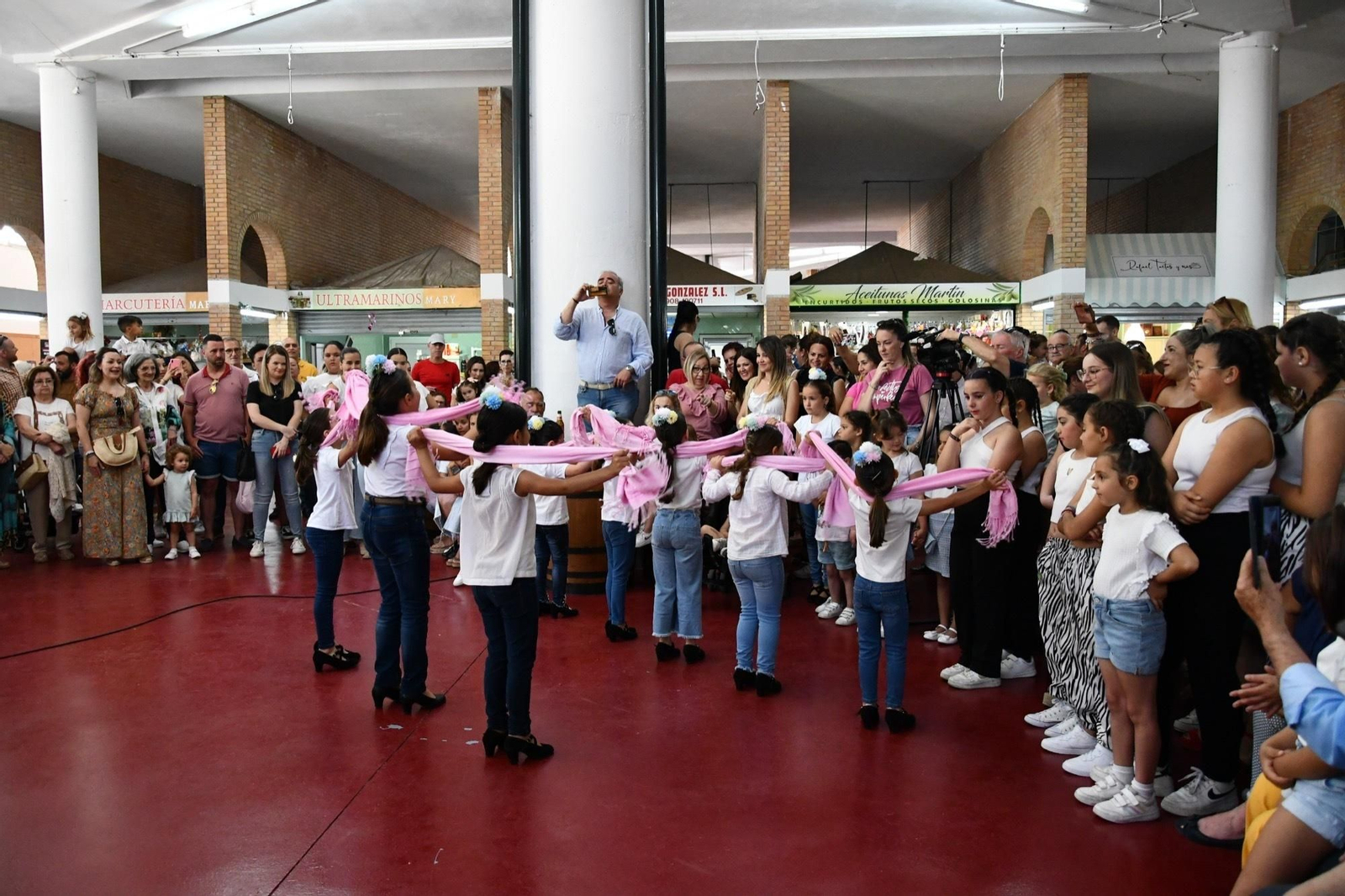 Una de las actuaciones en el Mercado Municipal.