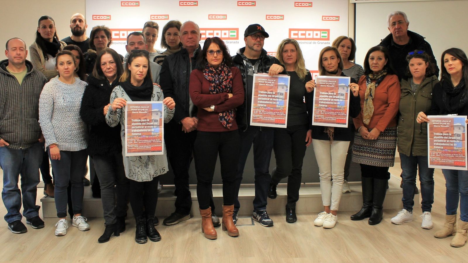 Los trabajadores despedidos del Ziryab