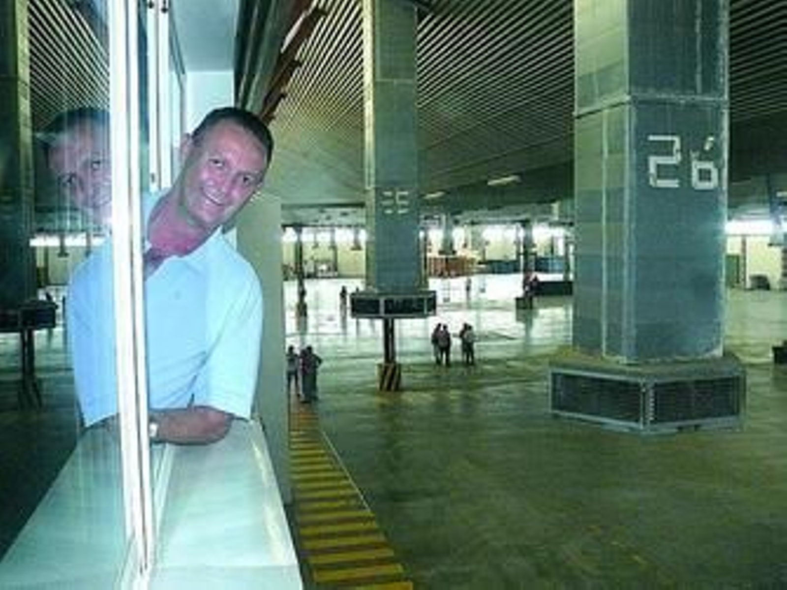 Juan Enrique Vargas, en las instalaciones de la subasta Cehorpa.