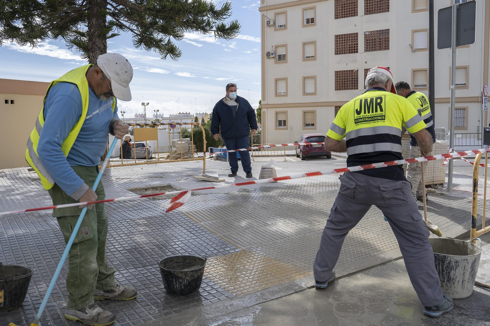 Obras en San Quintín para el itinerario accesible entre centros de Upace en San Fernando. Obras en San Quintín para el itinerario accesible entre centros de Upace en San Fernando.
