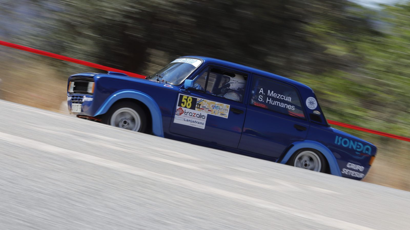 Momento de la prueba celebrada en Lanjarón.