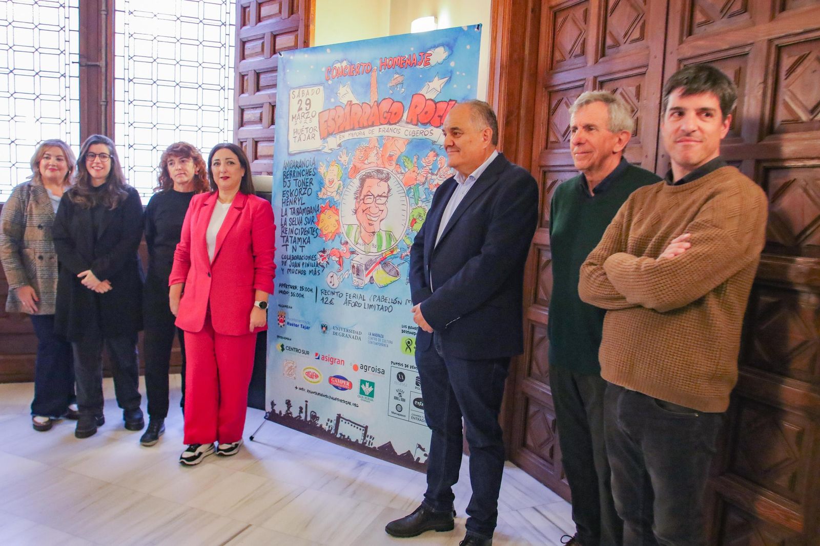 El cartel del Espárrago Rock se presentó este martes en La Madraza.