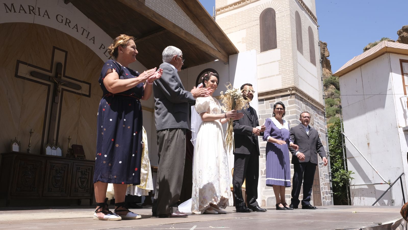 Imágenes de la recreación histórica Canteros y Caciques de Macael