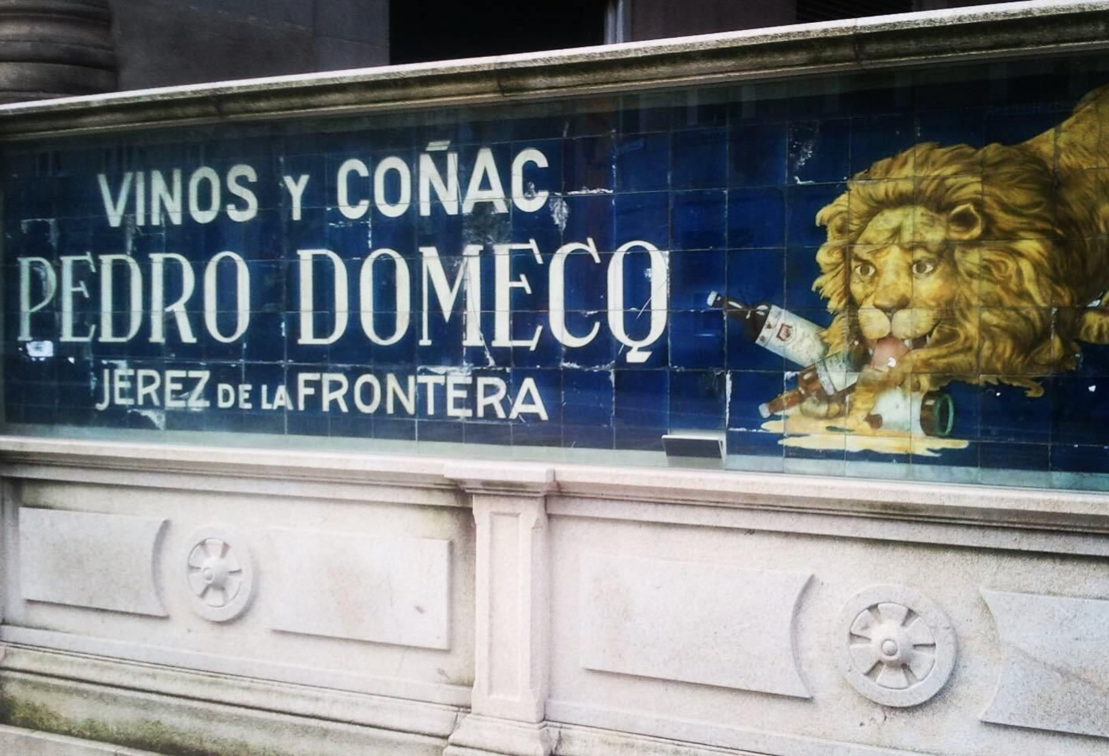 El león de Domecq en Vigo.